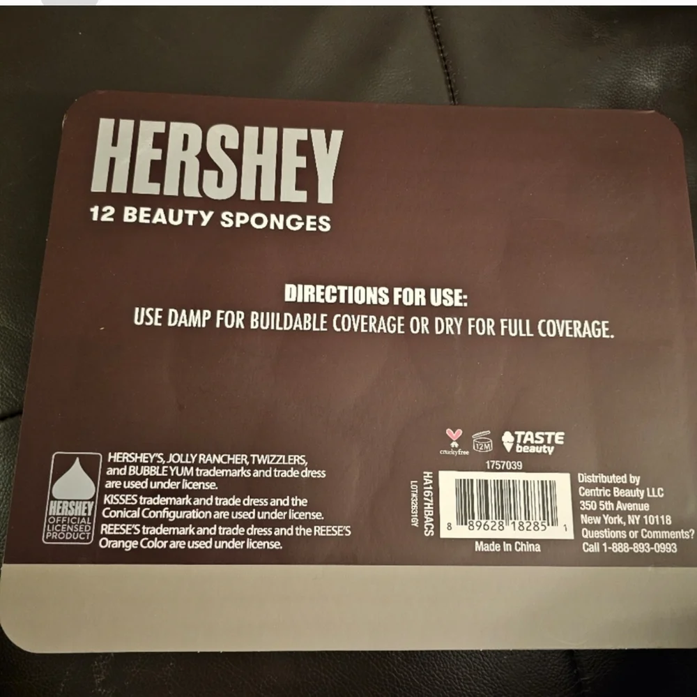 Hersheys 12 Piece Beauty Sponges